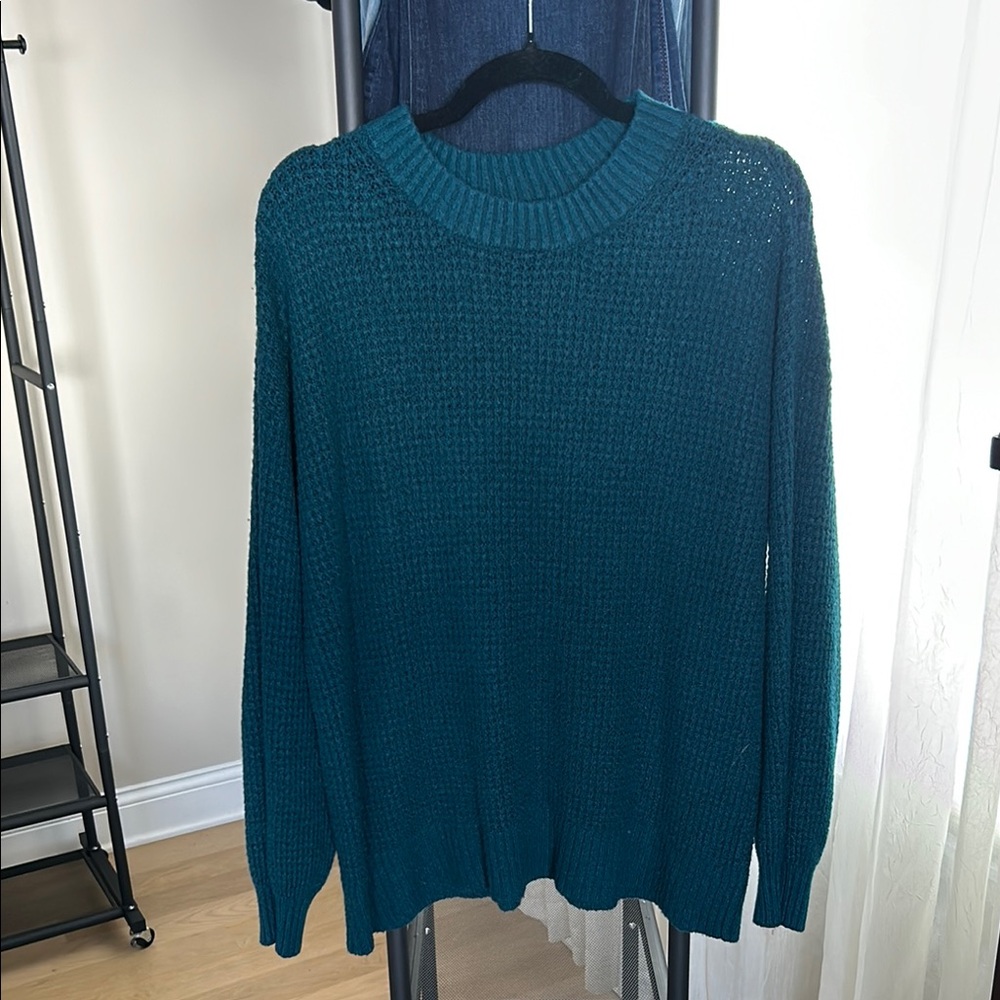 Teal Knit Sweater